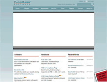 Tablet Screenshot of passmark.com